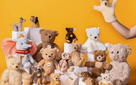 Collect or Gift a Classic Steiff Teddy Bear—A Timeless Treasure for Children and Adults Alike