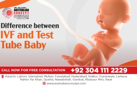 What is the difference between IVF and test tube baby